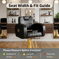 【Hicomony】Black & Gold Hydraulic Salon Chair | 440LBS Reclining Barber Chair with Removable Headrest