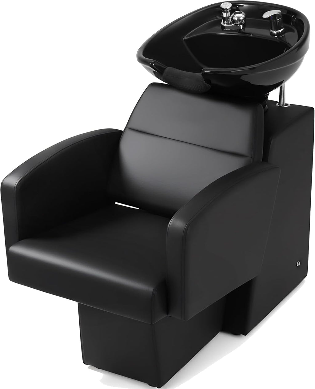 Professional Salon Shampoo Station | Backwash Chair with Ceramic Shampoo Bowl | Spa Beauty Equipment