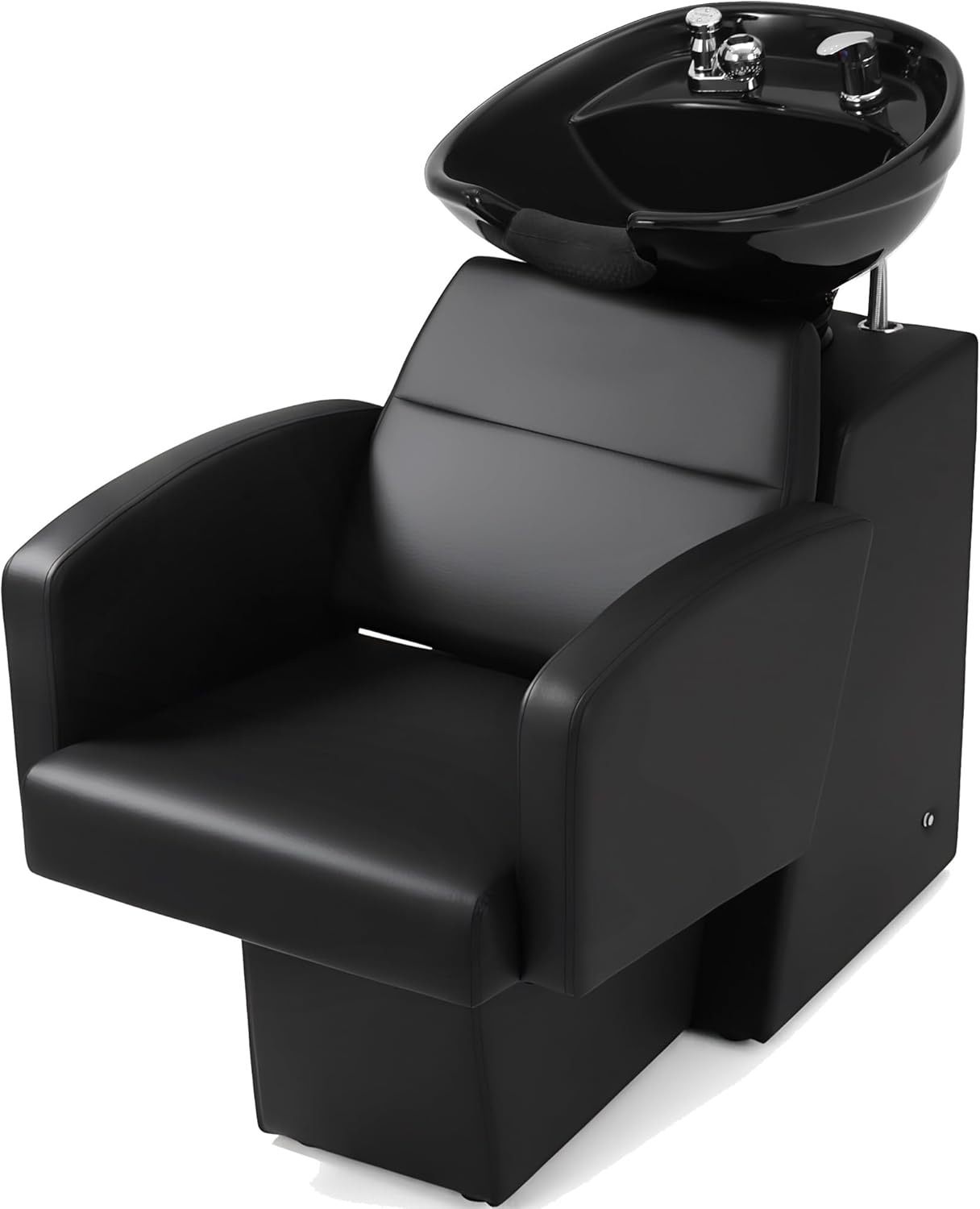 Professional Salon Shampoo Station | Backwash Chair with Ceramic Shampoo Bowl | Spa Beauty Equipment