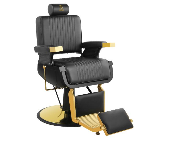 【KIIUMI】Professional Hydraulic Barber Chair | 500LBS Heavy-Duty Reclining Salon Chair