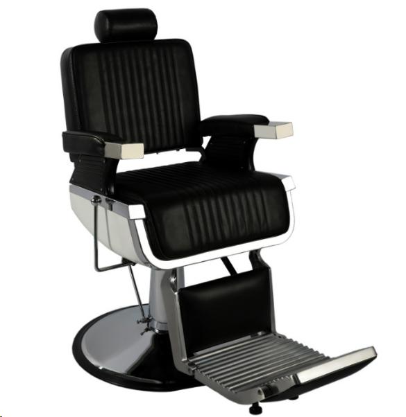【KIIUMI】Professional Hydraulic Barber Chair | 500LBS Heavy-Duty Reclining Salon Chair